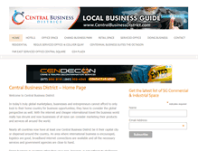 Tablet Screenshot of centralbusinessdistrict.com